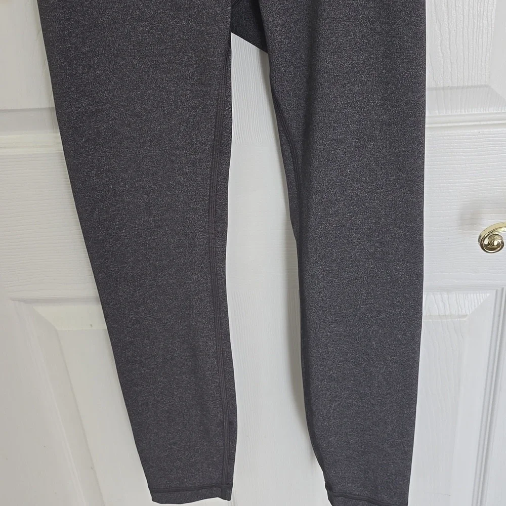 Lululemon Wunder Under Women's High Rise Leggings Tight Heather Gray Size 6